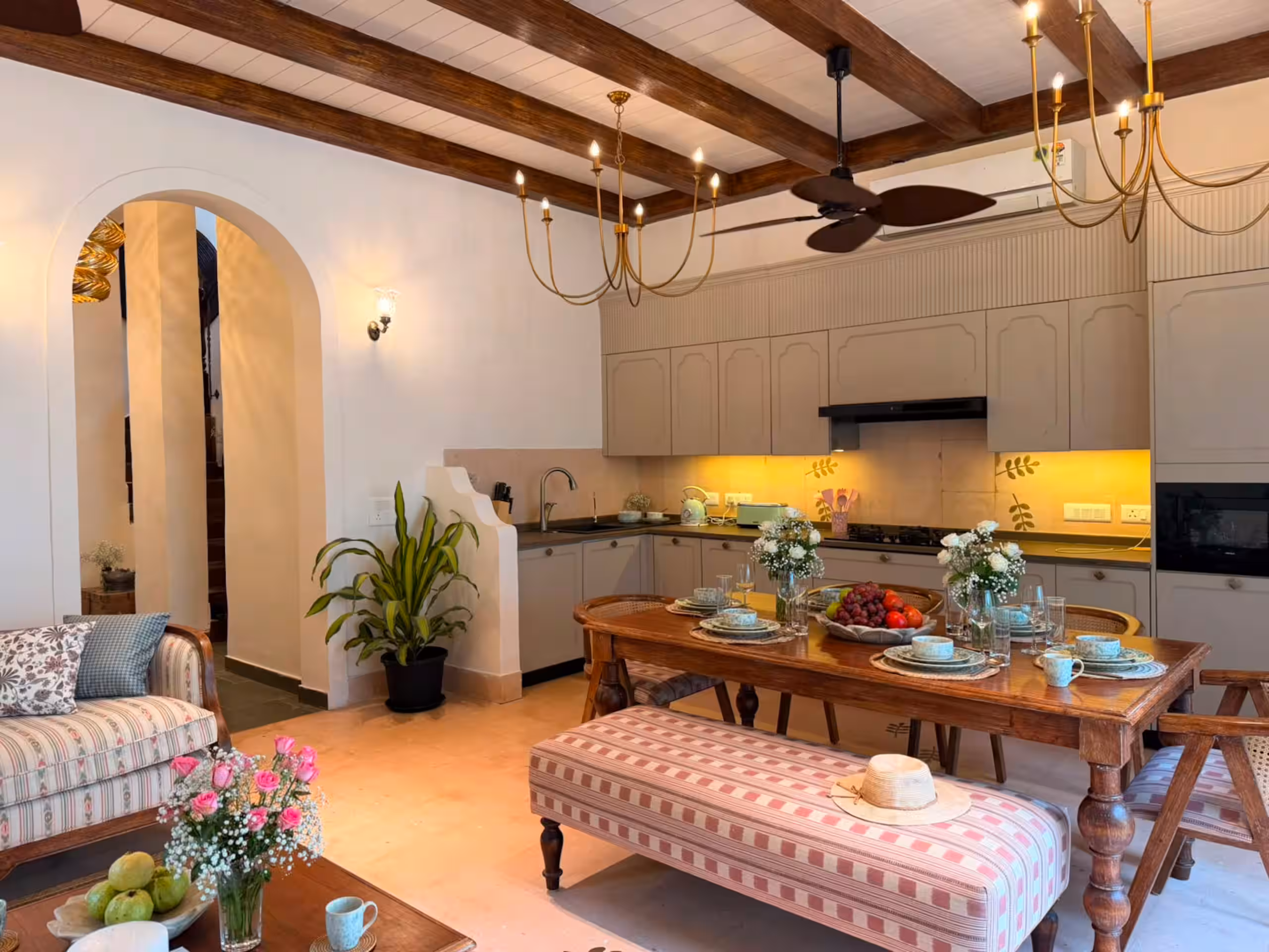 Amayah — Kitchen and dining table