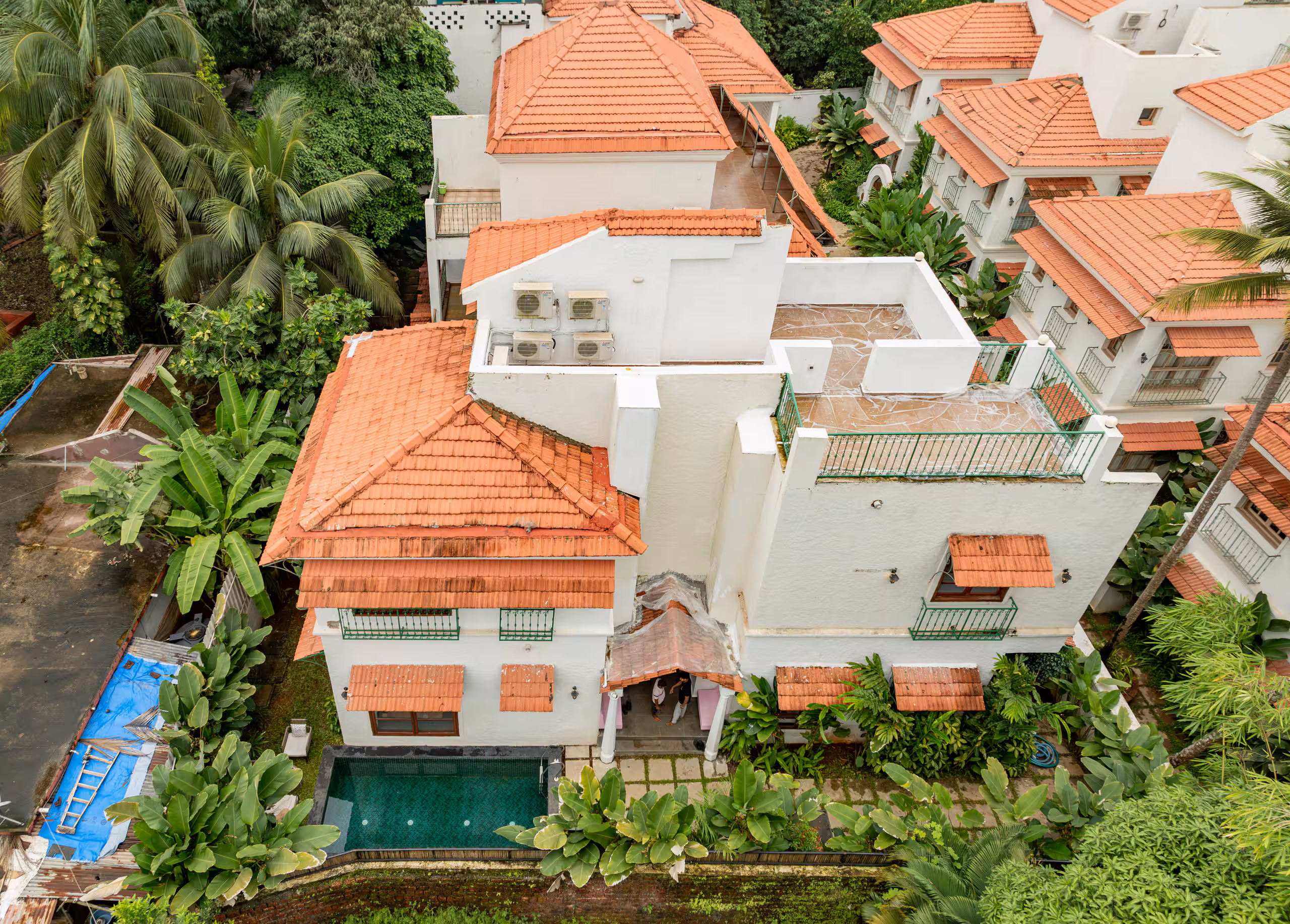 Amayah — Aerial view of the villa