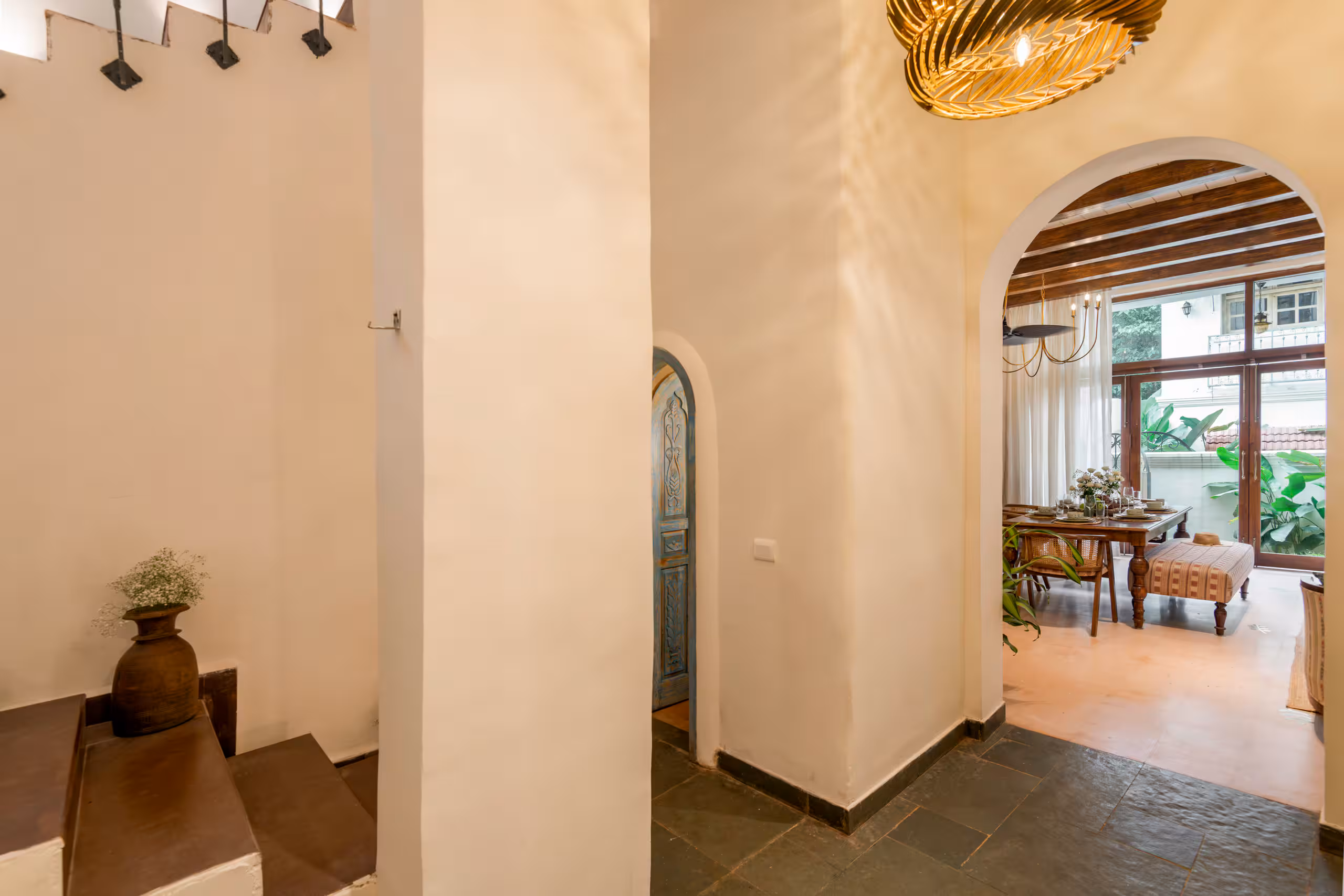 Amayah — Archway to the dining room
