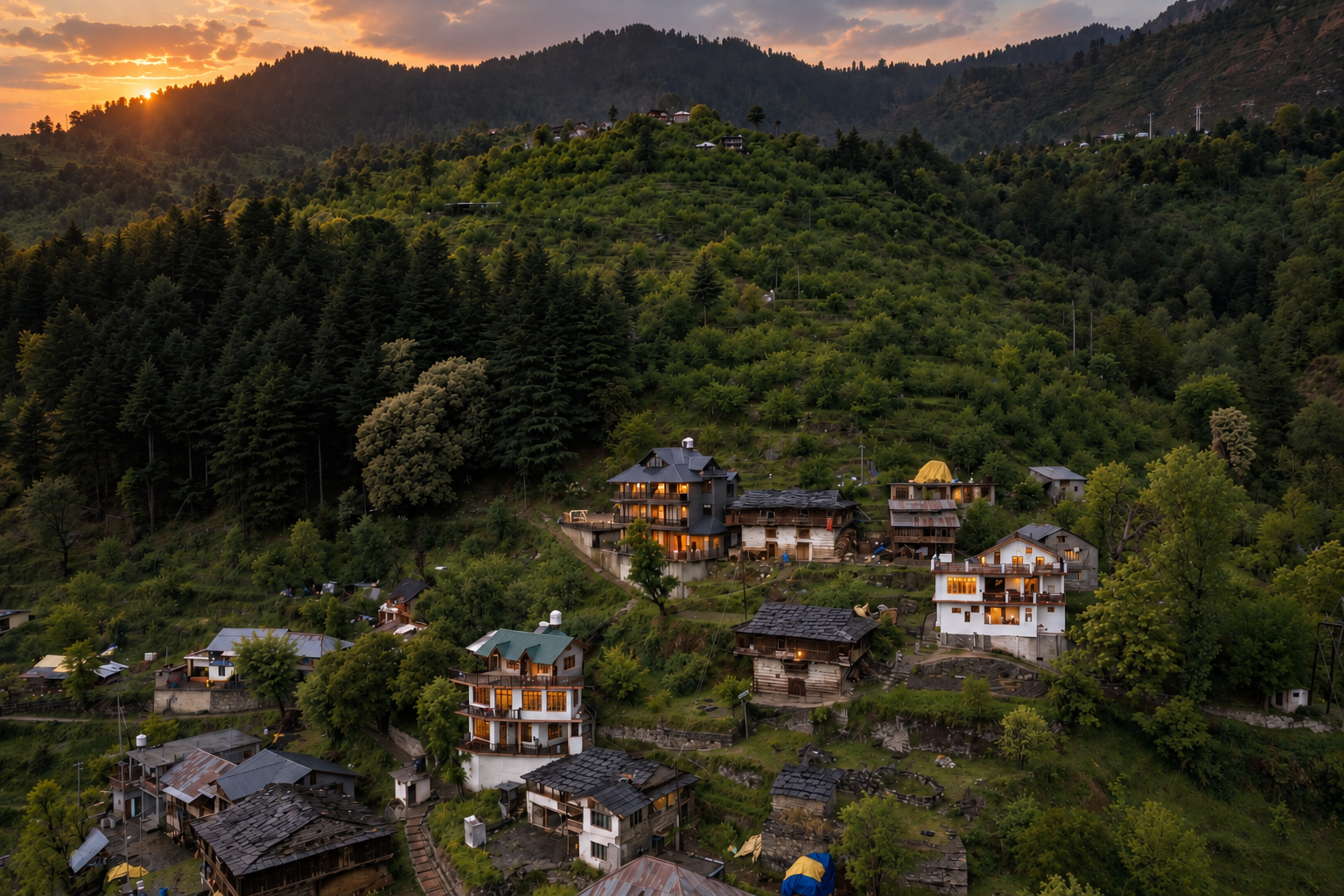Ark villa in its landscape